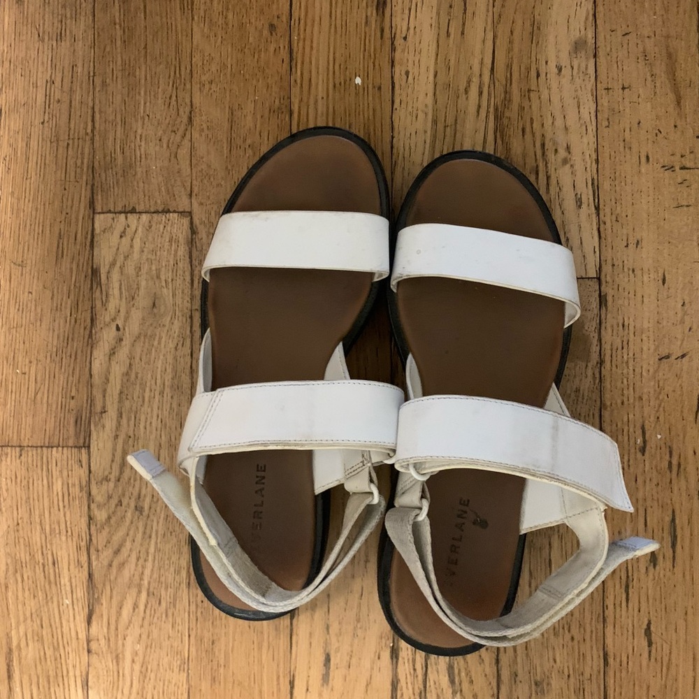 Everlane Women's Cream Sandals